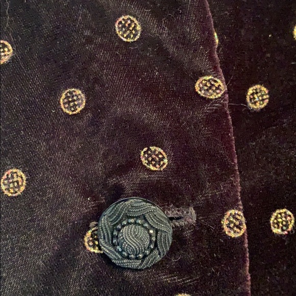 NORTON MCNAUGHTON VELVET VINTAGE BLACK GOLD - Picture 9 of 10